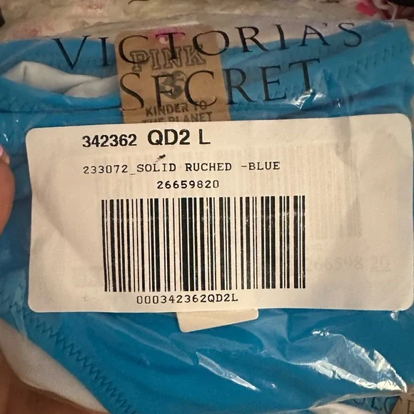 Victoria’s Secret Swim LARGE+XL NRAND NEW Ruched Front Bikini Bottom V.S. - Picture 4 of 5